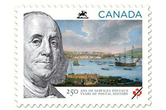Canada Post Commemorative Stamp - Ben Franklin